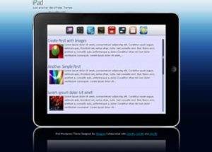 ipad wordpress theme