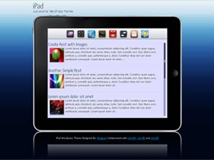 ipad wordpress theme
