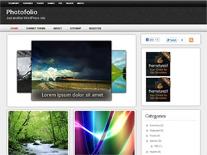 photofolio wordpress theme
