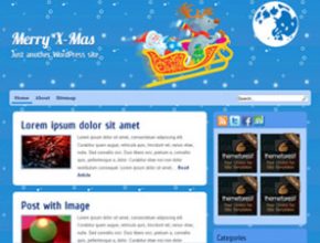 x-mas free wordpress theme